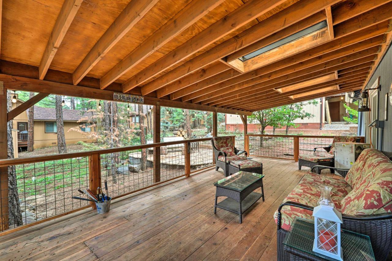 Pet-Friendly Munds Park Cabin With Hot Tub And Patio Ngoại thất bức ảnh