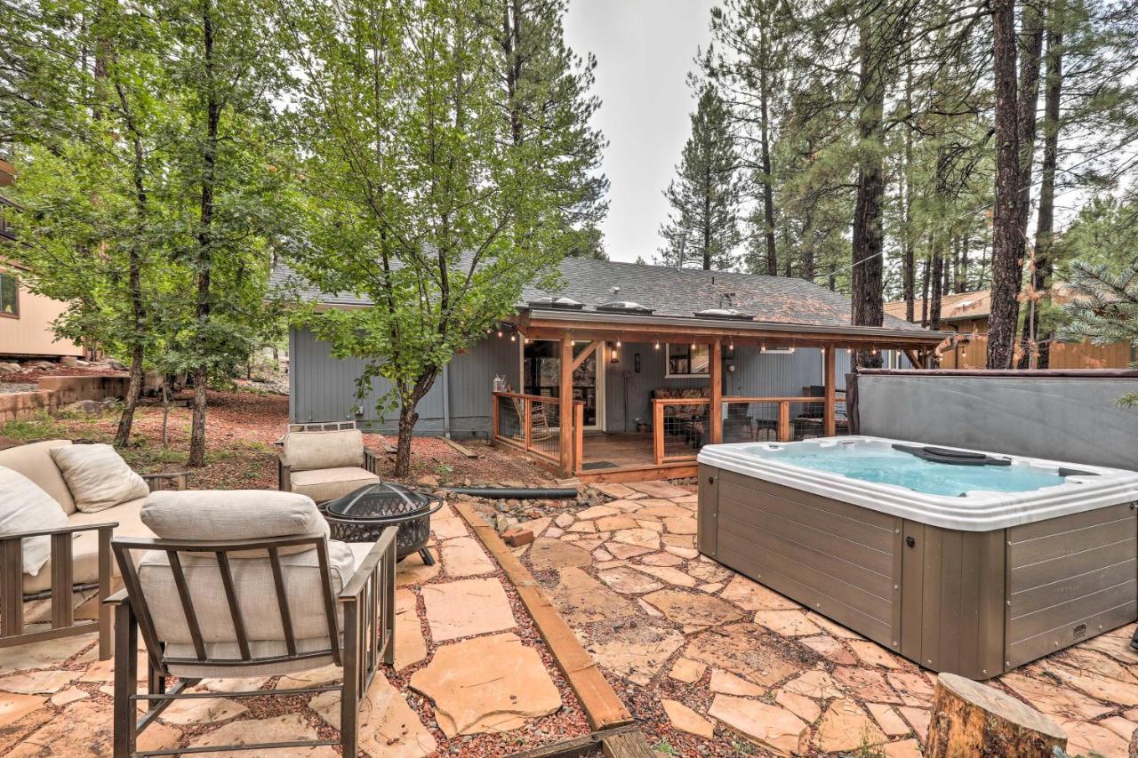 Pet-Friendly Munds Park Cabin With Hot Tub And Patio Ngoại thất bức ảnh