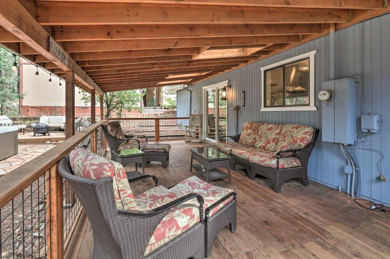 Pet-Friendly Munds Park Cabin With Hot Tub And Patio Ngoại thất bức ảnh