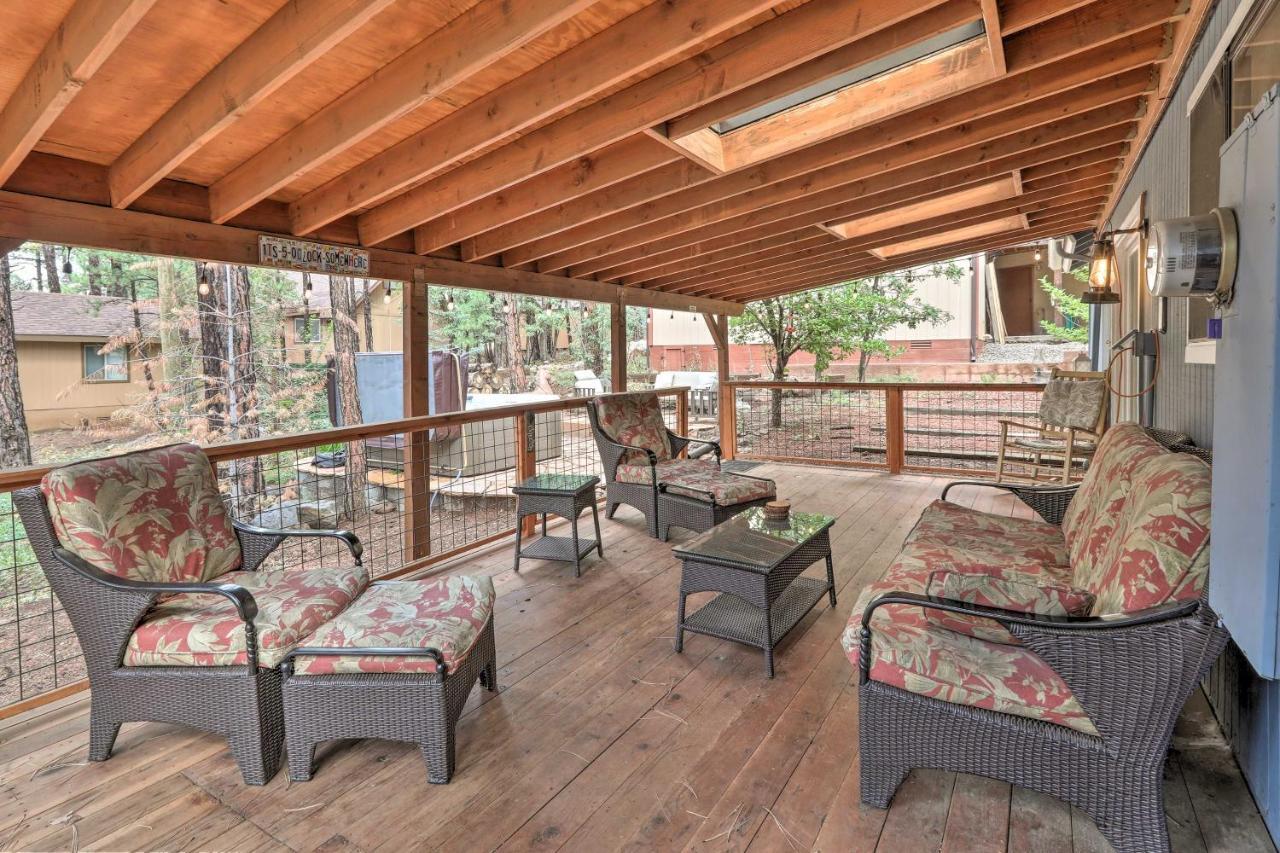 Pet-Friendly Munds Park Cabin With Hot Tub And Patio Ngoại thất bức ảnh